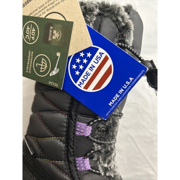 Kamik‎ girls snow boots Toddler Size 11 - Picture 9 of 13